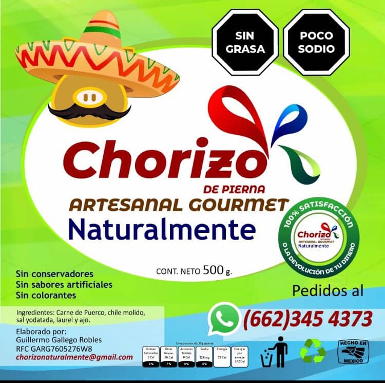 Chorizo Naturalmente